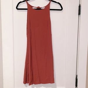UO Orange Dress with Open Back